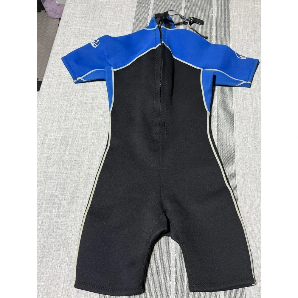 Body Glove Pro‎ Series Juniors 12 Wetsuit Shorty Black Blue Neoprene Kids Surf
